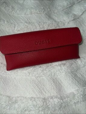 GUESS Red Glasses Case